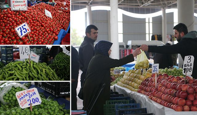 Kütahya’da semt pazarında fiyatlarda son durum