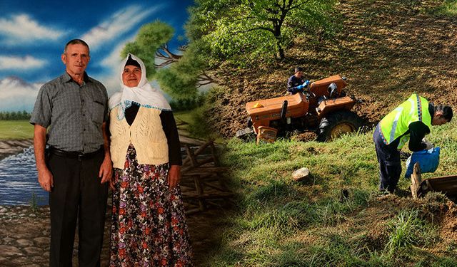 Kütahya'da traktör kazasında sürücü yaralı, eşi öldü