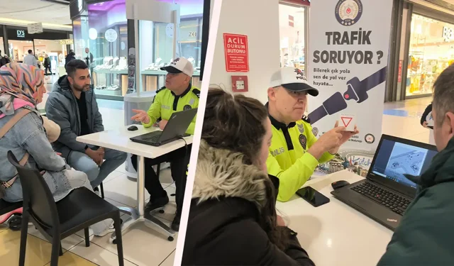 Kütahya’da vatandaşlara yönelik trafik eğitimi sürüyor