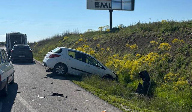 Kütahya’da yaralamalı kazanın ardından kavga çıktı