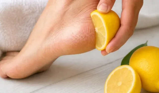 Ayak topuğuna limon sürmek çatlağı ve kuruluğu azaltır mı?
