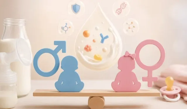Anne sütü bebeğin cinsiyetine göre değişebilir
