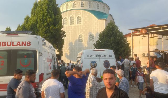 Aydın'da cami inşaatında iskele çöktü: 1 ölü, 1 yaralı