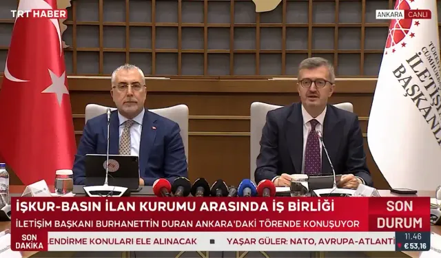 Basın İlan-İŞKUR protokolüyle gazetecilere destek