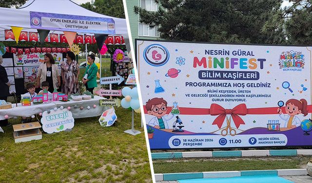 Kütahya’da anaokulu öğrencileri projelerini tanıttı