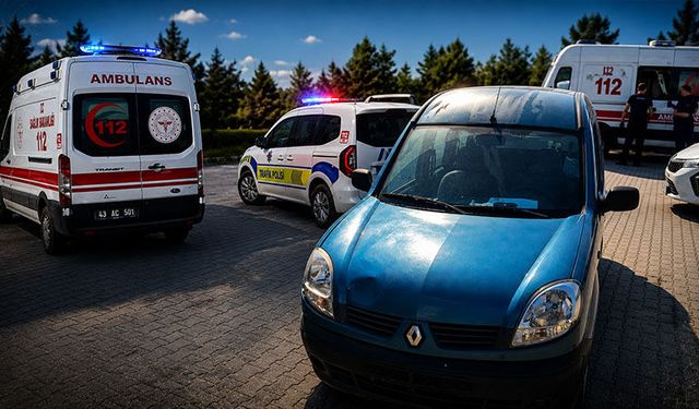 Kütahya’da hafif ticari araç, yaşlı kadına çarptı