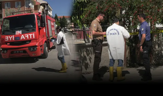 Kütahya’da iki katlı evde yangın, 1 ölü