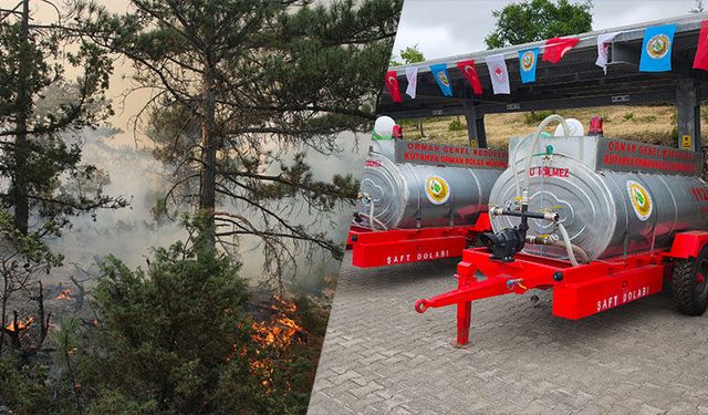 Kütahya’da orman köylerine su tankeri desteği