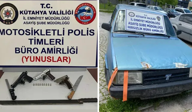 Kütahya’da polis ekiplerinden suça geçit yok