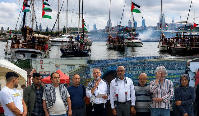 Kütahya’da Sumud Filosu tutukluları unutulmadı
