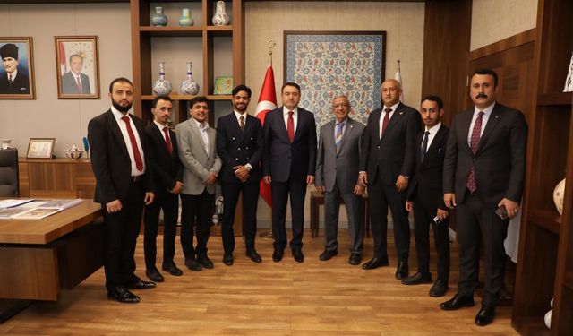 Kütahya'da Yemen Heyeti Valilik makamına kabul edildi