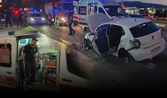 Kütahya otomobil savruldu, yaralılar var