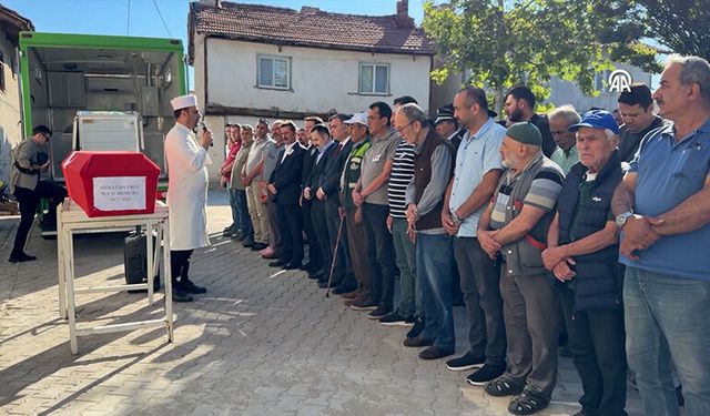 Kütahyalı polis memuru, son yolculuğuna uğurlandı