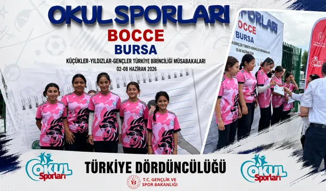 Kütahyalı sporcular, boccede Türkiye dördüncüsü
