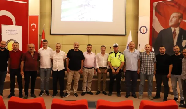 Kütahya DPÜ'de makam şoförlerine trafik eğitimi verildi