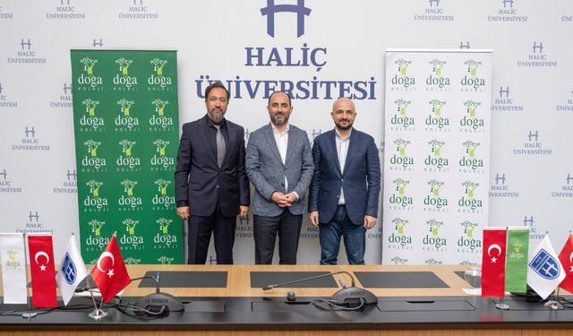 Haliç Üniversitesi ile Doğa Koleji arasında işbirliği