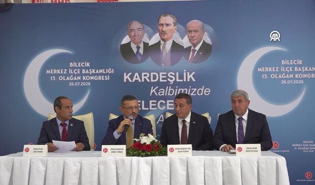 Kütahya Milletvekili Erbaş Bilecik kongresine katıldı