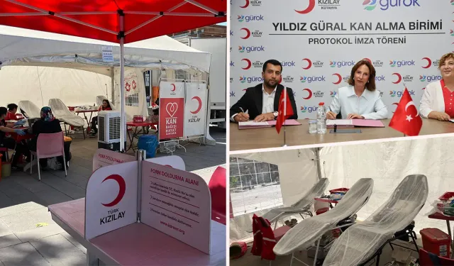 Kütahya’da Gürok Grup’tan Kızılay’a anlamlı bağış