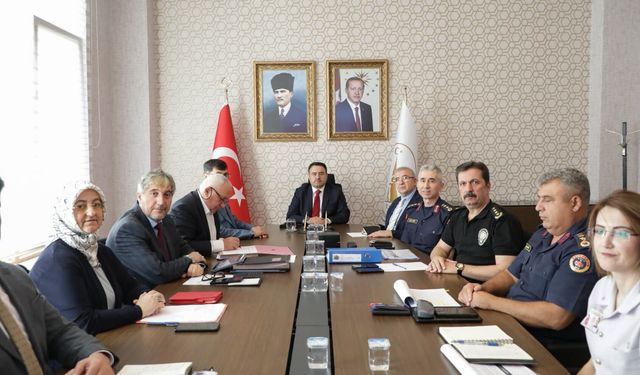 Kütahya'da Okul Güvenliği Toplantısı gerçekleştirildi