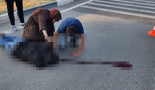 Kütahya'da otomobilin çarptığı kişi ağır yaralandı