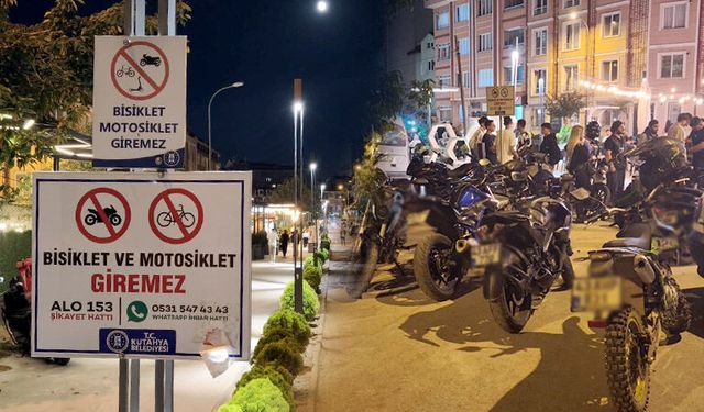 Kütahya’da Şahinler’den motosikletlere sıkı denetim