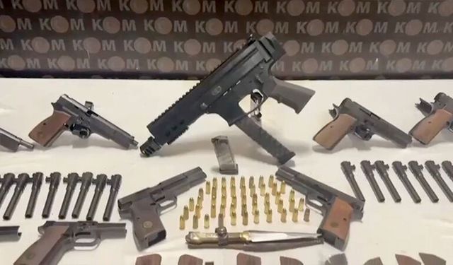 Kütahya'da silah kaçakçılarına operasyon