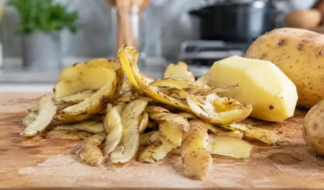 Patates kabuğunu çöpe atmayın pas lekesini söküyor