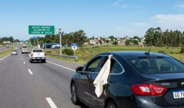 Trafikte beyaz bez görenler dikkat! Hızınızı düşürün