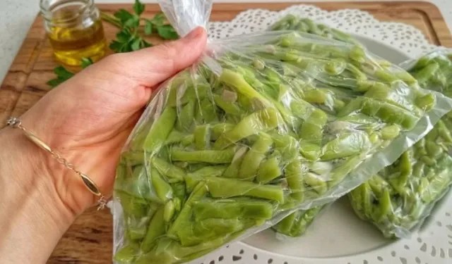 Kışlık fasulyeyi dondurucuya koymadan önce bunu yapın