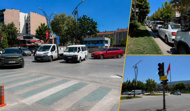 Kütahya’da asfalt çalışması trafiği durma noktasına getirdi