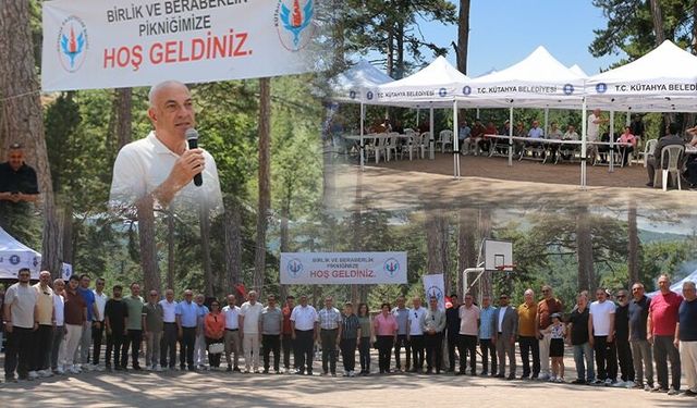 Kütahya'da gazeteciler birlik ve beraberlik pikniğinde buluştu