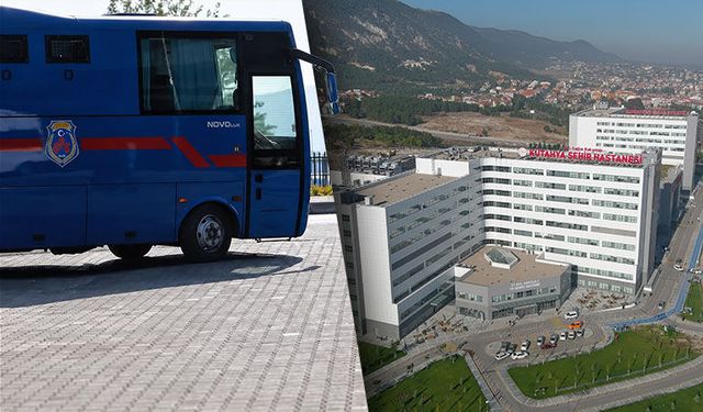Kütahya'da hastaneye götürülen mahkum firar etti