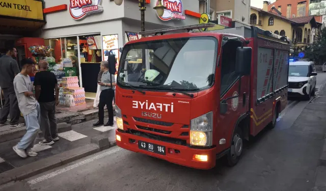 Kütahya’da işyerinde yangını çalışanlar söndürdü