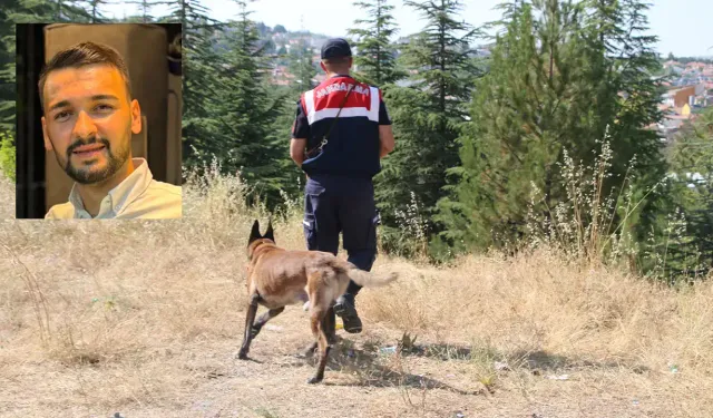Kütahya’da kadavra arama köpeği ormanda kayıp genci aradı