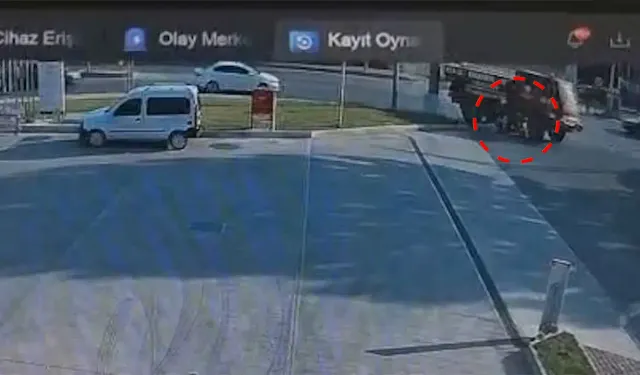 Kütahya'da kör nokta kazası, arazöz motosikletin üstünden geçti