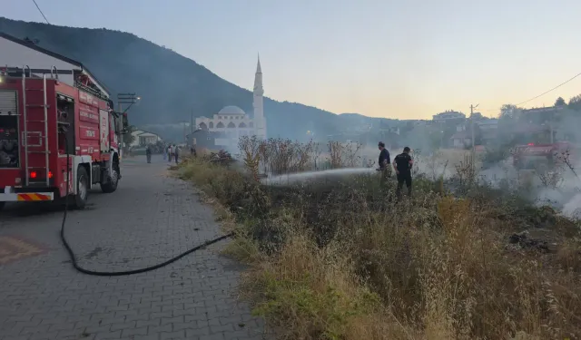 Kütahya’da ot yangınına hızlı müdahale