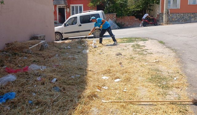 Kütahya’da temizlik ve ot biçme çalışmaları devam ediyor