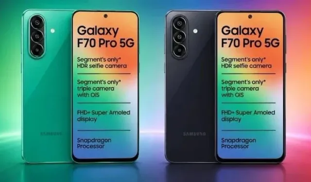 Samsung’dan içerik üreticilerine özel telefon: Galaxy F70 Pro 5G tanıtıldı