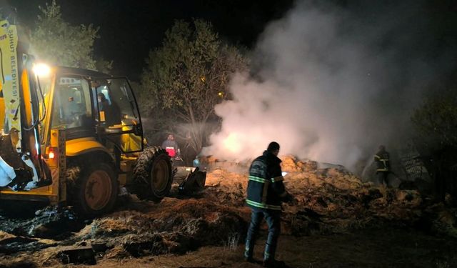 Afyonkarahisar’da besihanede yangın çıktı
