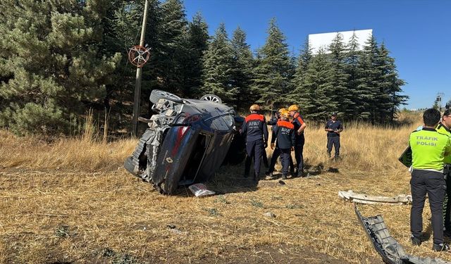 Afyonkarahisar’da otomobil tarlaya devrildi: 1 ölü