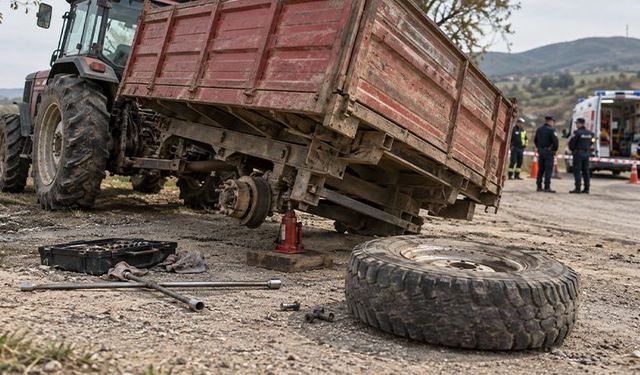 Denizli’de römorkun altında kalan tamirci hayatını kaybetti