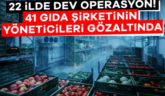 Gıda tedarikçilerine 22 ilde operasyon: 41 gözaltı kararı