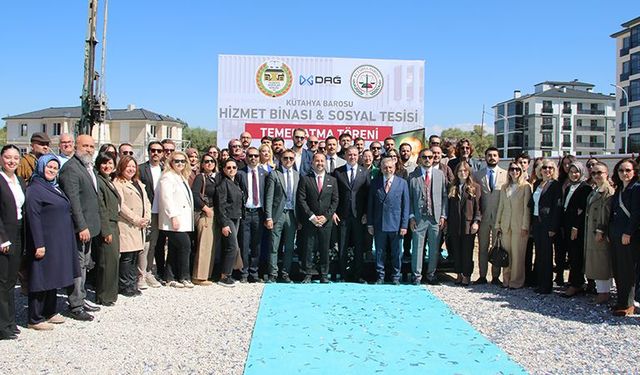 Kütahya Barosu yeni hizmet binasının temeli atıldı