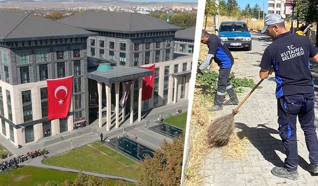 Kütahya Belediyesi, temizlik görevlisi alacak