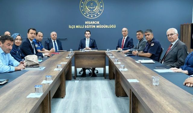 Kütahya Hisarcık'ta yeni eğitim öğretim yılı konuşuldu