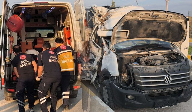 Kütahya OSB’de trafik kazası, yaralılar var