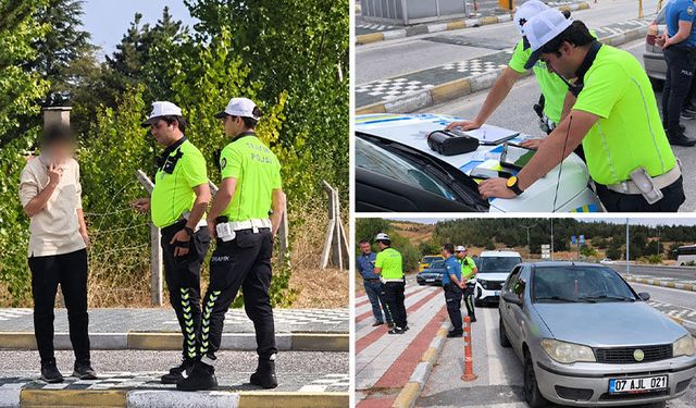 Kütahya’da filmleri aratmayan korsan taksi kovalamacası