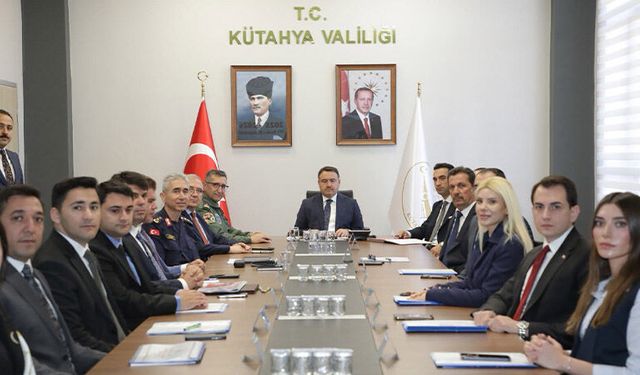 Kütahya’da güvenlik ve asayiş toplantısı yapıldı