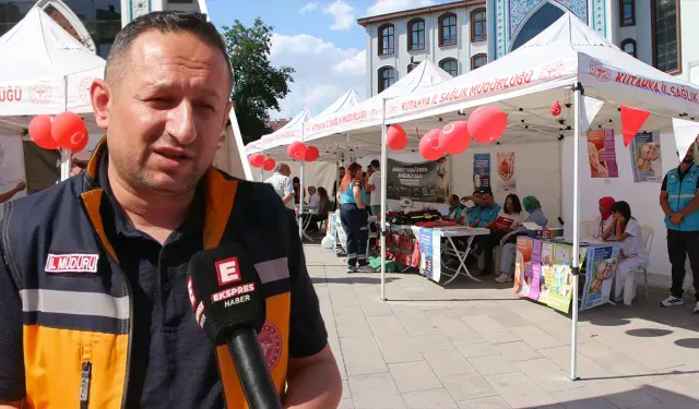 Kütahya’da hedef, halk sağlığı stantlar ücretsiz