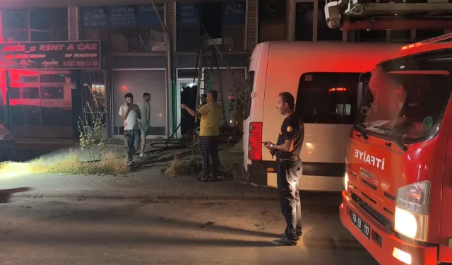 Kütahya’da işyeri yangınını itfaiye söndürdü